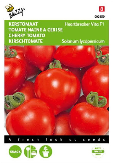 Kirschtomaten Heartbreaker Vita F1 (Solanum) 10 Samen BU